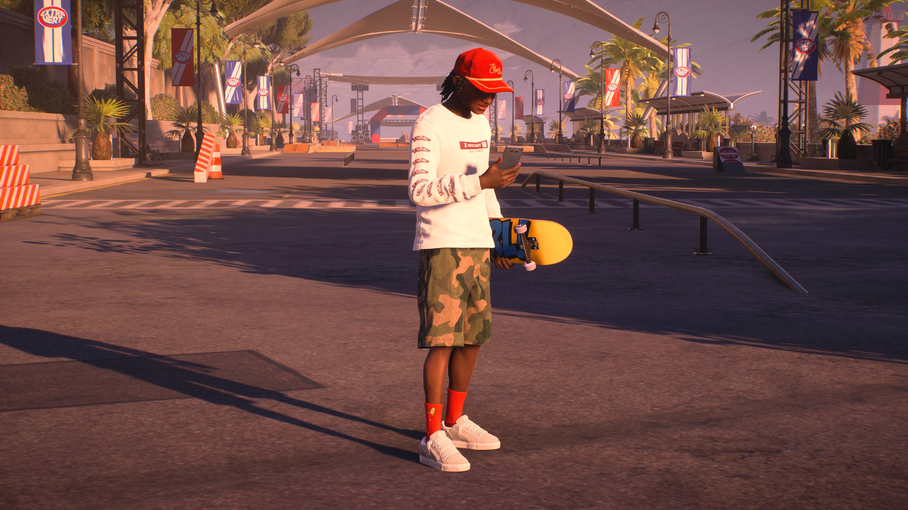 Texting the Homies — Plaza Vibes